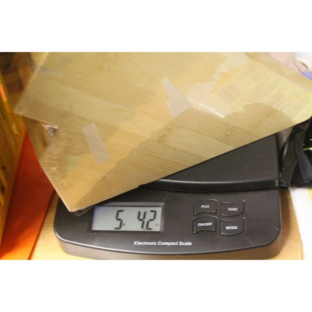 Shenzhen 20 Slot Large Solid Wood Bamboo Kitchen Knife Block No Knives 5.5 lbs!